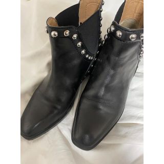 ザラ(ZARA)のzara ザラ ブーツ　スタッズ　スタッズ　39 24.5 25 25.5(ブーツ)