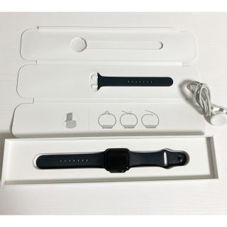 アップルウォッチ(Apple Watch)のApple Watch Series3  38mm GPSモデル　スペースグレイ(腕時計(デジタル))