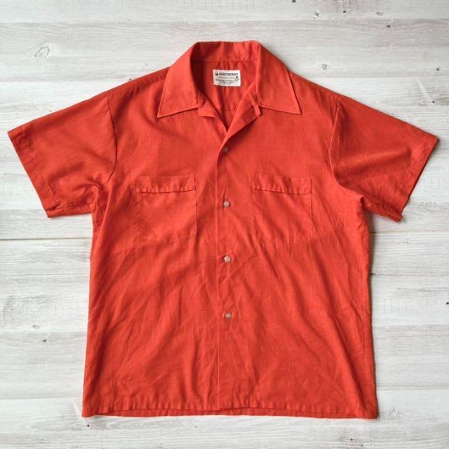 大注目 希少 オープンカラーシャツ ARISTOCRAT USA古着 60’s シャツ