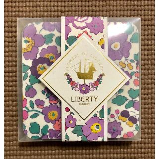 《LIBERTY LONDON》コースターセット 10cm角(テーブル用品)