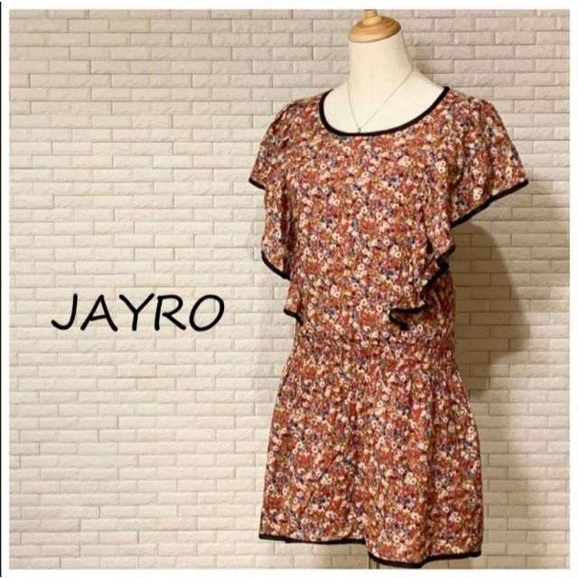 JAYRO(ジャイロ)のジャイロ　JAYRO 花柄　フリルミニワンピ レディースのワンピース(ミニワンピース)の商品写真