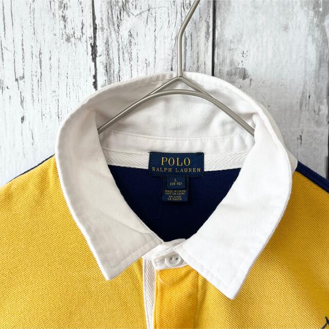 POLO Ralph Lauren ラガーシャツ バイカラー ビックポニー 半袖