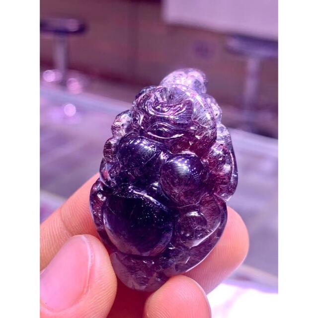 ⭐︎【極上品】フラワー パープルルチル スーパーセブン ルース 14g
