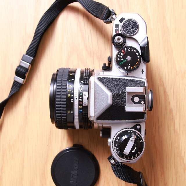 フィルムカメラ Nikon FE一眼レフ カメラ レンズ 電池付