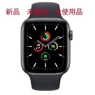 アップルウォッチ(Apple Watch)の未開封　Apple Watch SE GPSモデル SGAL MKQ13J/A(腕時計(デジタル))