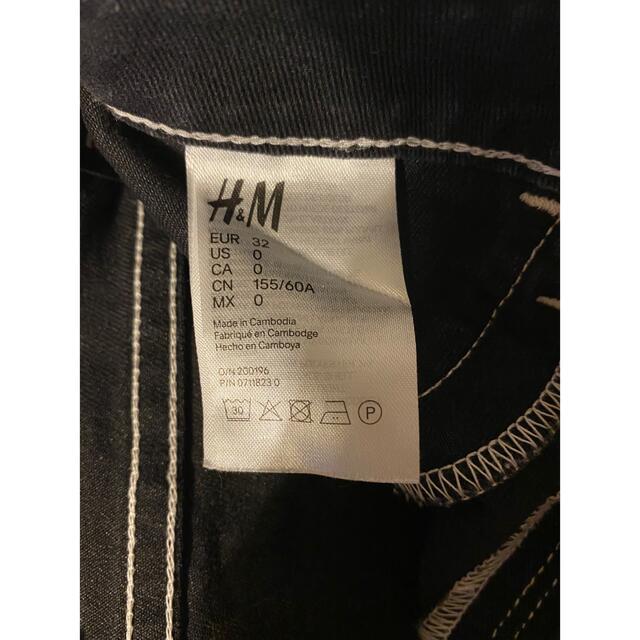 H&M(エイチアンドエム)のH&M デニムショートパンツ ブラック 32 レディースのパンツ(ショートパンツ)の商品写真