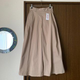 ミルクフェド(MILKFED.)の新品タグ付き　タックロングスカート(ロングスカート)