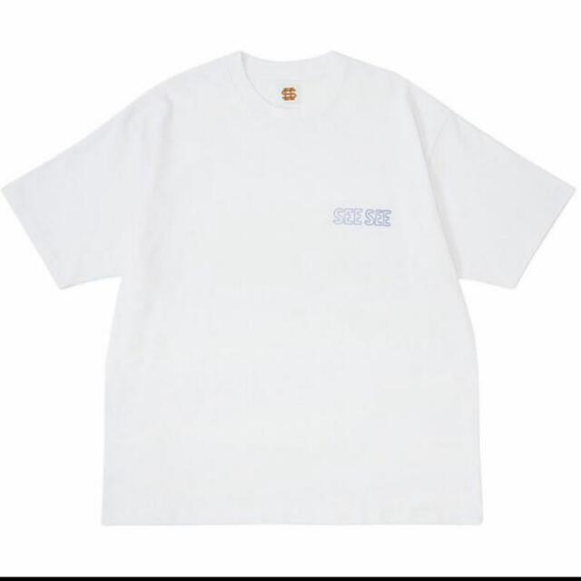 1LDK SEE SEE Tシャツ Lサイズ WHITE