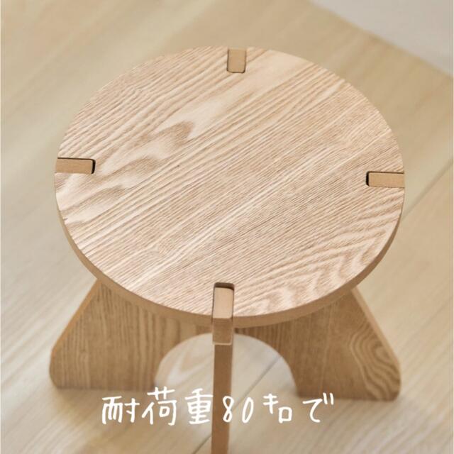 大人気☆木製スツール　ジャグスタンド　ランタン台　キャンプ用品 STOOL インテリア/住まい/日用品の椅子/チェア(スツール)の商品写真