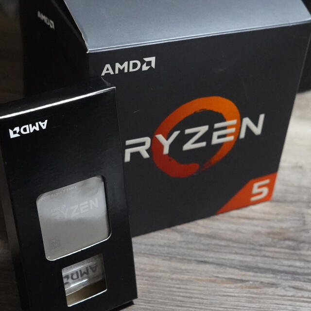 AMD Ryzen5 2600X BOX CPUクーラー未使用品