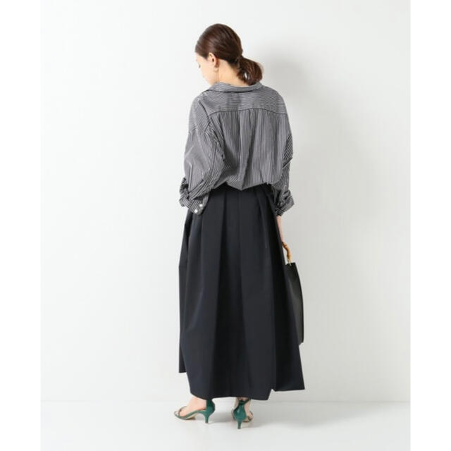 新品タグ付☆plage Taffeta maxi スカート(ブラック)36サイズ