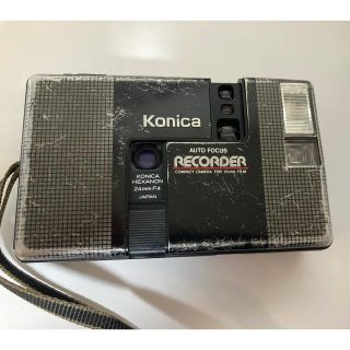 コニカミノルタ(KONICA MINOLTA)のKonica コニカ RECORDER HEXANON 24mm F4 ブラック(フィルムカメラ)