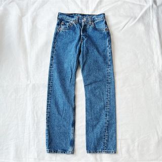 Levis701ビンテージSTUDENTきれいな色落ちレディスジーンズUSA製