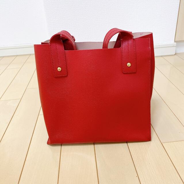 FURLA ミニトートバッグ レッド