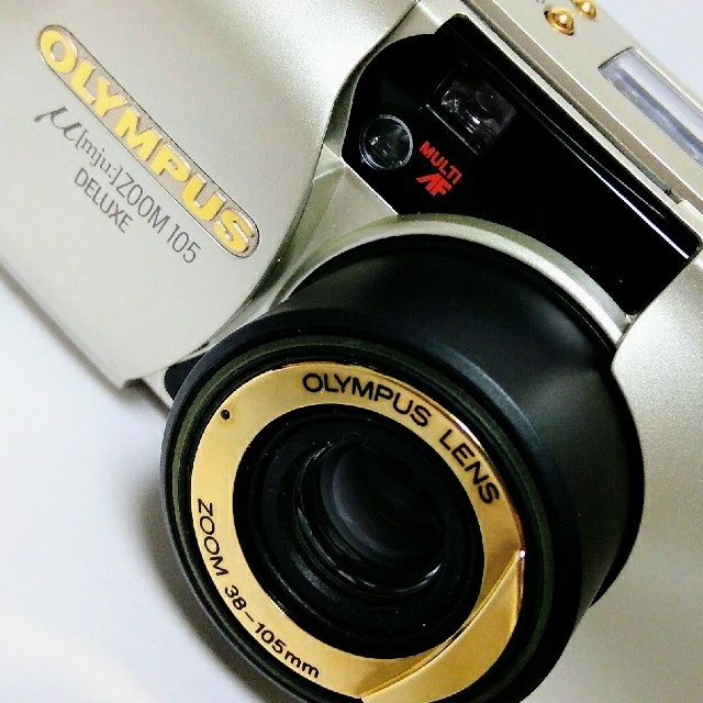 OLYMPUS μ ZOOM 105 DELUXE コンパクトフィルムカメラ カメラ OLYMPUS μ ZOOM 105 DELUXE コンパクトフィルムカメラ カメラ