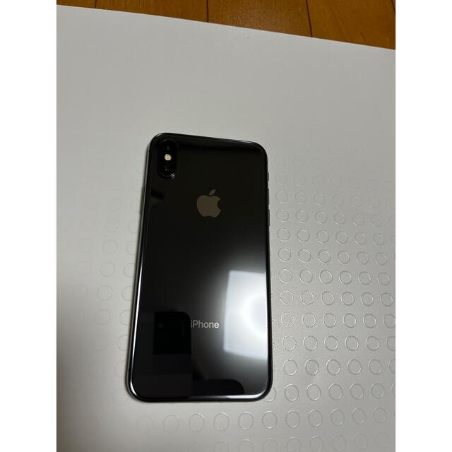 iPhone(アイフォーン)のiPhonex本体　Space Gray 256 GB SIMフリー スマホ/家電/カメラのスマートフォン/携帯電話(スマートフォン本体)の商品写真