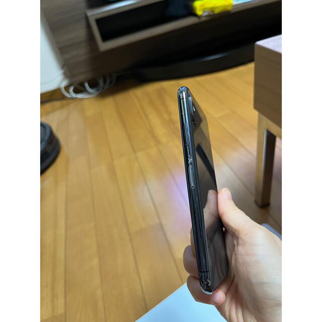 iPhone(アイフォーン)のiPhonex本体　Space Gray 256 GB SIMフリー スマホ/家電/カメラのスマートフォン/携帯電話(スマートフォン本体)の商品写真