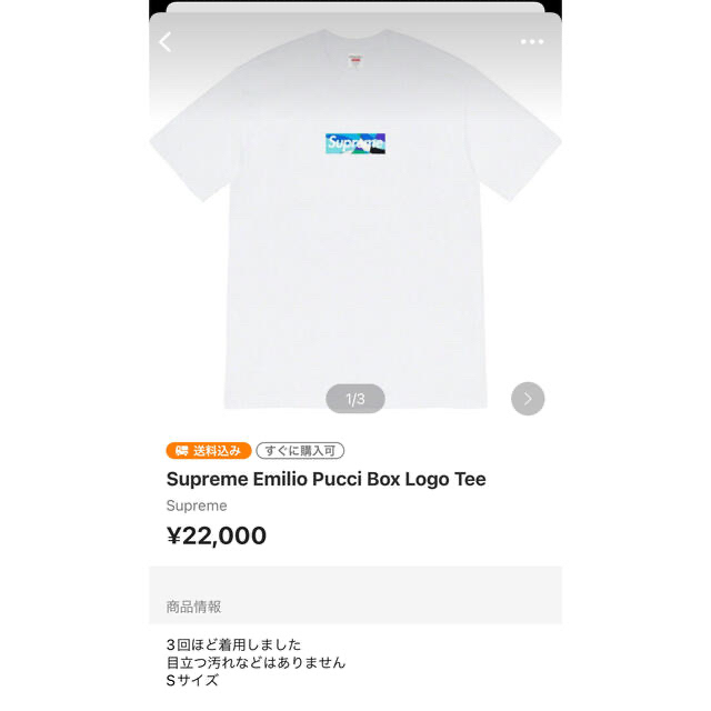 Supreme Emilio Pucci Box Logo TeeTシャツ/カットソー(半袖/袖なし)