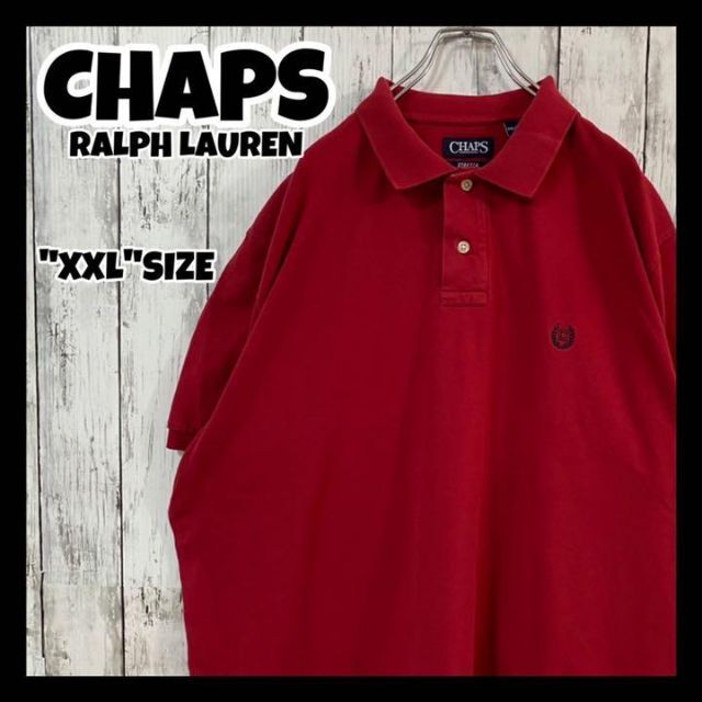 POLO RALPH LAUREN - CHAPS ラルフローレン ポロシャツ 刺繍ロゴ