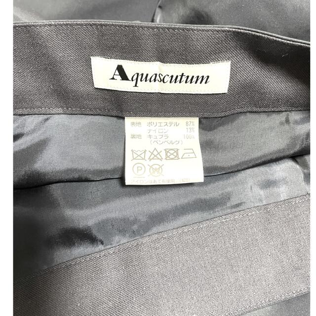 Aquascutum アクアスキュータム　新品タグ付き　タフタ素材スカート　M 6