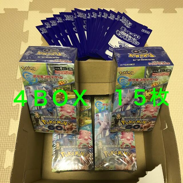 カードゲーム ポケモンGO 4BOX プロモカードパック 15パック 未開封