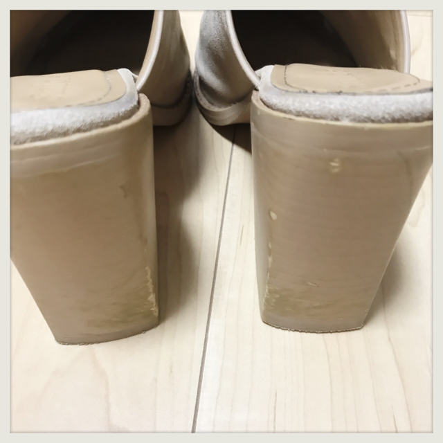 SNIDEL(スナイデル)のsnidel♡レザーサボ レディースの靴/シューズ(ハイヒール/パンプス)の商品写真
