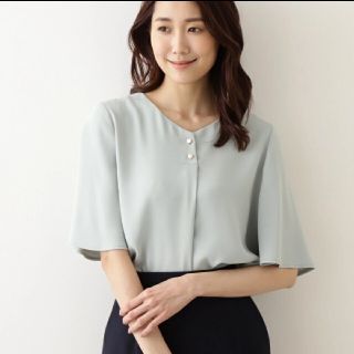 ナチュラルビューティーベーシック(NATURAL BEAUTY BASIC)のナチュラルビューティーベーシック 半袖ブラウス(シャツ/ブラウス(半袖/袖なし))