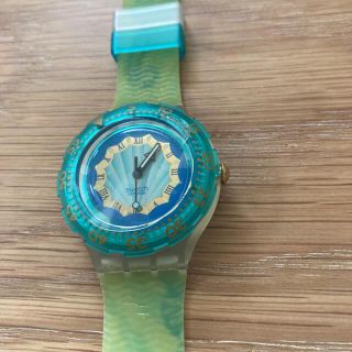 スウォッチ(swatch)のスウォッチ　９４年　スキューバ腕時計　稼働中！(腕時計(アナログ))