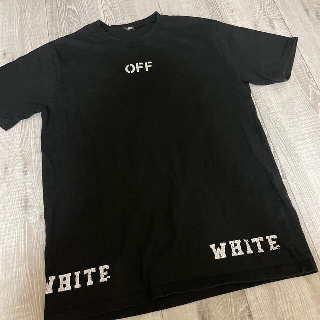 OFF-WHITE(オフホワイト)のOFF-WIHTE Tシャツ ブラックXL メンズのトップス(Tシャツ/カットソー(半袖/袖なし))の商品写真