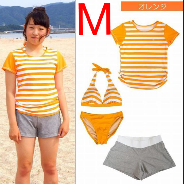 BENETTON(ベネトン)のNO.2115 ベネトン 水着 セパレート 4点セット M レディースの水着/浴衣(水着)の商品写真