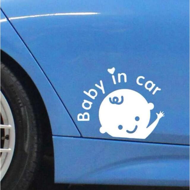 ベビーステッカー 車 BABY in car 車シール 新品未使用 自動車/バイクの自動車(車外アクセサリ)の商品写真