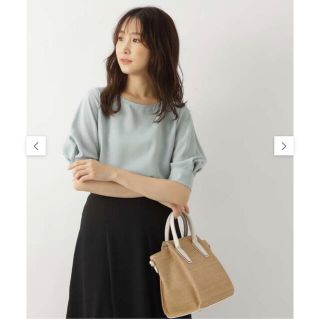 エヌナチュラルビューティーベーシック(N.Natural beauty basic)の【完売品】新品 タックスリーブブラウス(シャツ/ブラウス(半袖/袖なし))