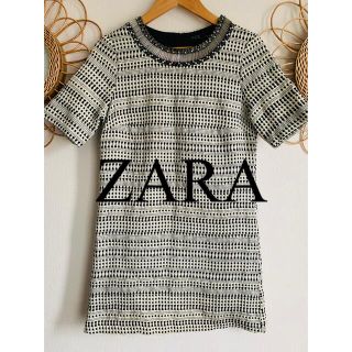 ザラ(ZARA)の美品　ZARA ザラ　ワンピース　アセテート　人気　完売(ひざ丈ワンピース)