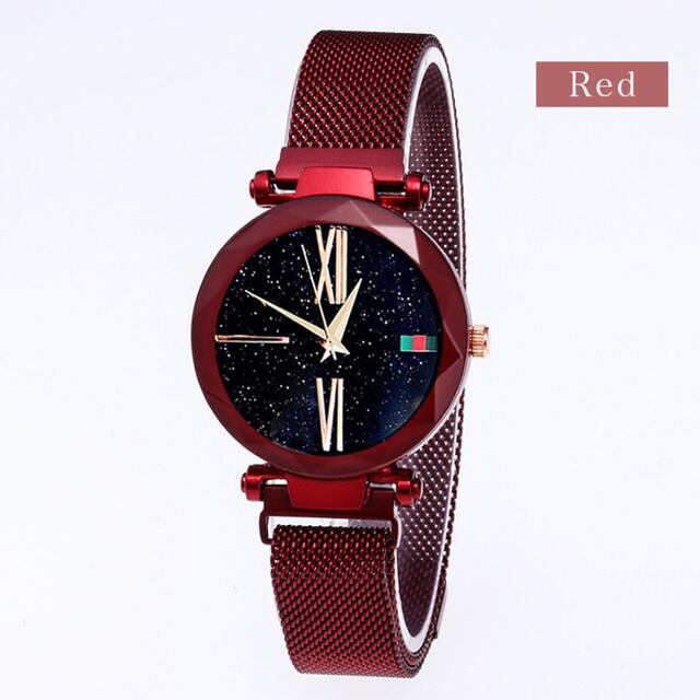 腕時計 レディース 星空 レディースウォッチ マグネット 磁石式メッシュ レディースのファッション小物(腕時計)の商品写真