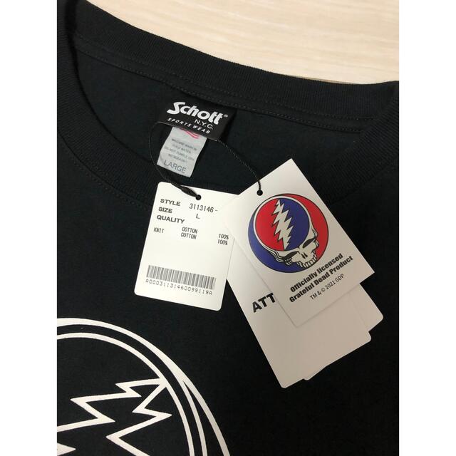 schott(ショット)のSchott Grateful Dead ロンT 長袖 メンズのトップス(Tシャツ/カットソー(七分/長袖))の商品写真