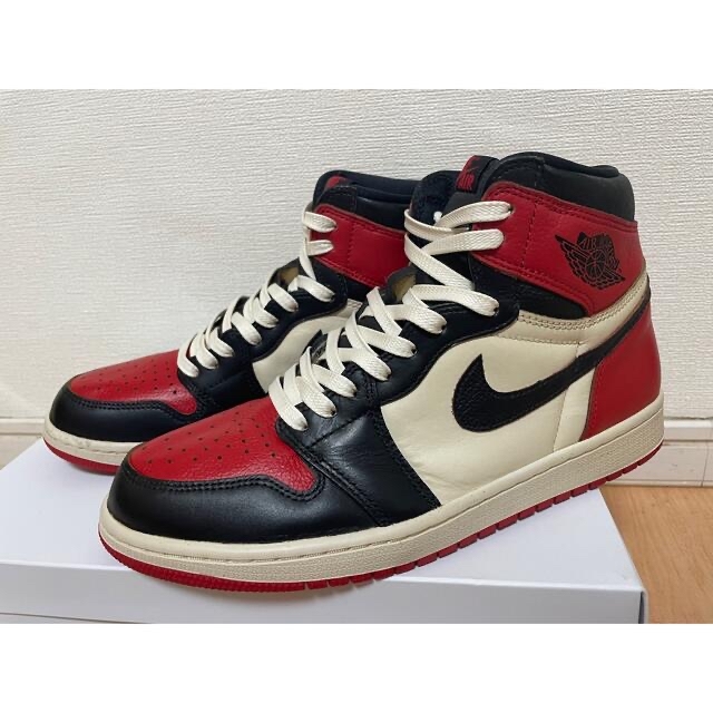 Nike Air Jordan 1 High OG Bred Toe オマージュ | wellsprings.uk.net