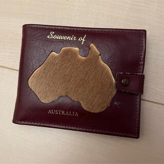 オーストラリア　折りたたみ財布 本革(折り財布)