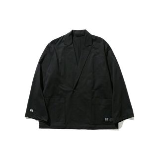 ビーミング ライフストア バイ ビームス(B:MING LIFE STORE by BEAMS)の【BLACK】RUSSEL ATHLETIC * B:MING by BEAMS / 別注 ドライパワー ルーズシルエット ジャケット(テーラードジャケット)