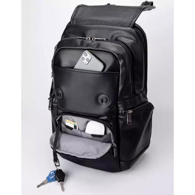 TUMI - Sale!【未使用】TUMI alpha3 オールレザー フラップパックの