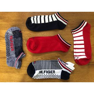 トミーヒルフィガー(TOMMY HILFIGER)の新品トミーヒルフィガーTOMMY HILFIGERレディース5足セット301(ソックス)