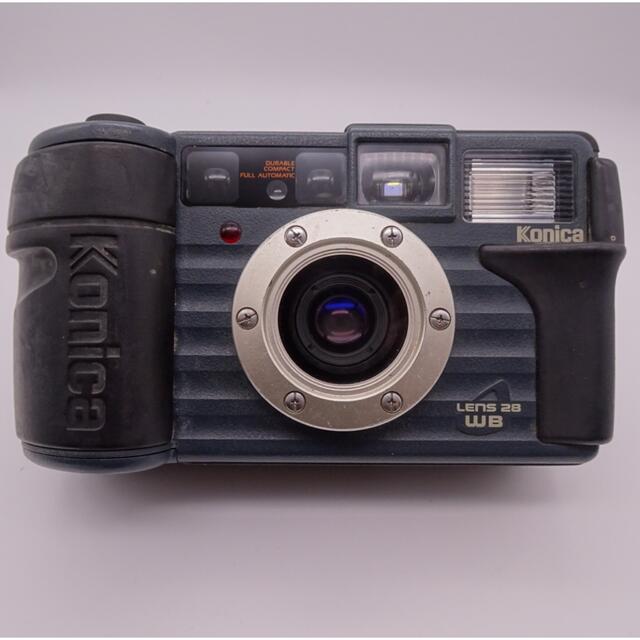 【完動品】 Konica コニカ 現場監督 28 WBフィルムカメラ