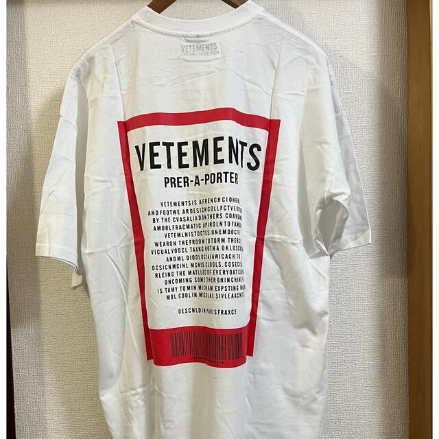 vetements ヴェトモンLサイズ ロゴ Tシャツ