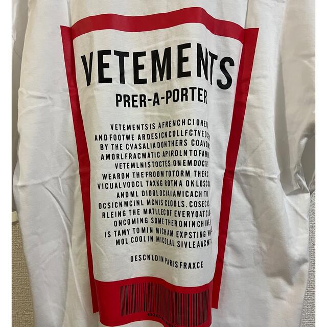 vetements ヴェトモンLサイズ ロゴ Tシャツ - Tシャツ/カットソー(半袖