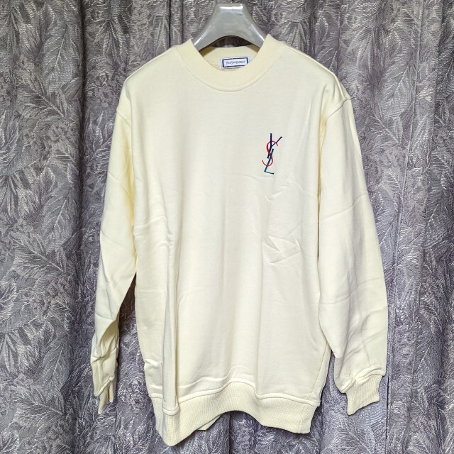 Saint Laurent - 90'sイヴサンローラン刺繍ロゴスウェットの通販 by Mino's shop