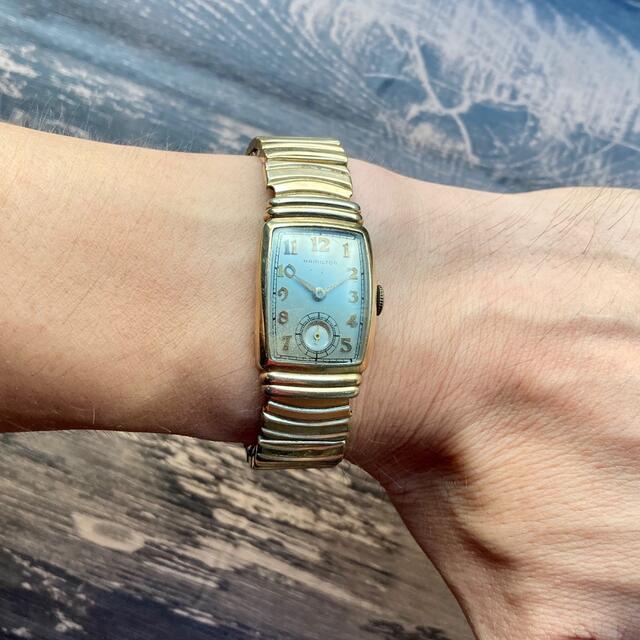 動作良好】ハミルトン アンティーク 腕時計 1940年代 手巻き メンズ