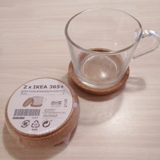 イケア(IKEA)のIKEA 365+コルクコースター直径: 10cm(テーブル用品)