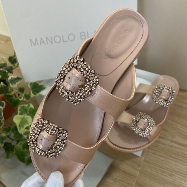 MANOLO BLAHNIK - ご専用☆マノロブラニク ハンギシサンダル 35 22.5cm