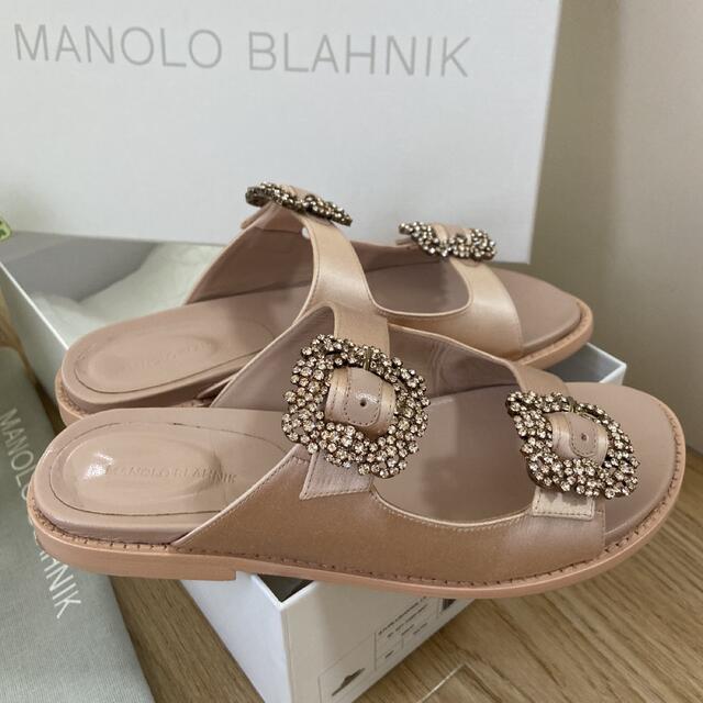 MANOLO BLAHNIK - ご専用☆マノロブラニク ハンギシサンダル 35 22.5cm