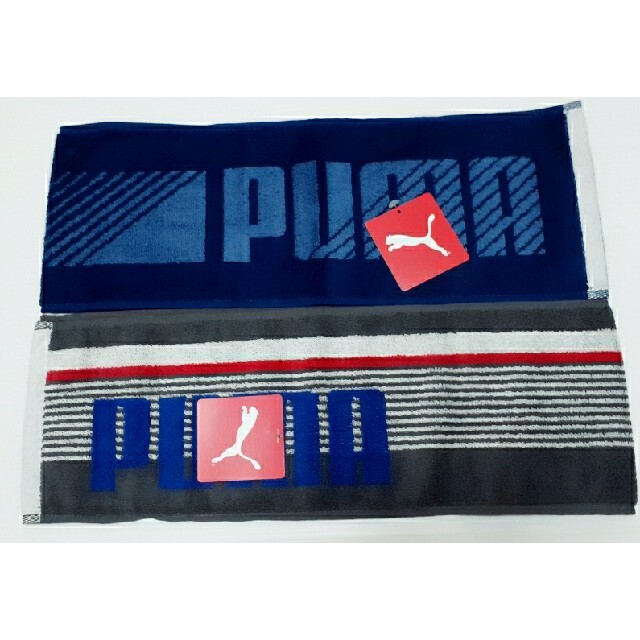 PUMA(プーマ)のNo.8 新品 スポーツタオル プーマ 2枚セット PUMA タオル マフラー インテリア/住まい/日用品の日用品/生活雑貨/旅行(タオル/バス用品)の商品写真