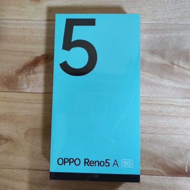 未開封】OPPO Reno5 A eSIM A103OP シルバーブラック-